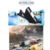 3-D Clip-On Lens for Smartphones