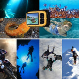 DC-188 2.7 inch LCD 5.0MP FF DSC 8X Digital Zoom Wi-Fi Action Camera Freezproof 1m Shockproof 10m Waterproof